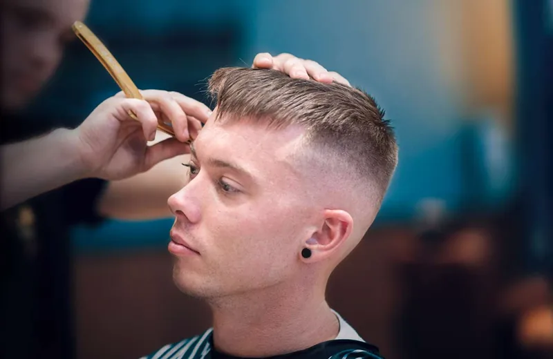 Fade with Textured Crop Complete Guide Queens NYC | Modern Messy Style — Therapeutic Cuts Fade + Crop guide card image
