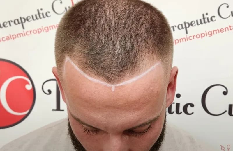 Scalp Micropigmentation Before After Photos: Real SMP Transformations — Therapeutic Cuts Gallery guide card image