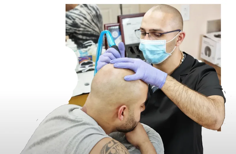 SMP for Black Men 2026: Expert Scalp Micropigmentation Queens NYC — Therapeutic Cuts Black Men SMP guide card image